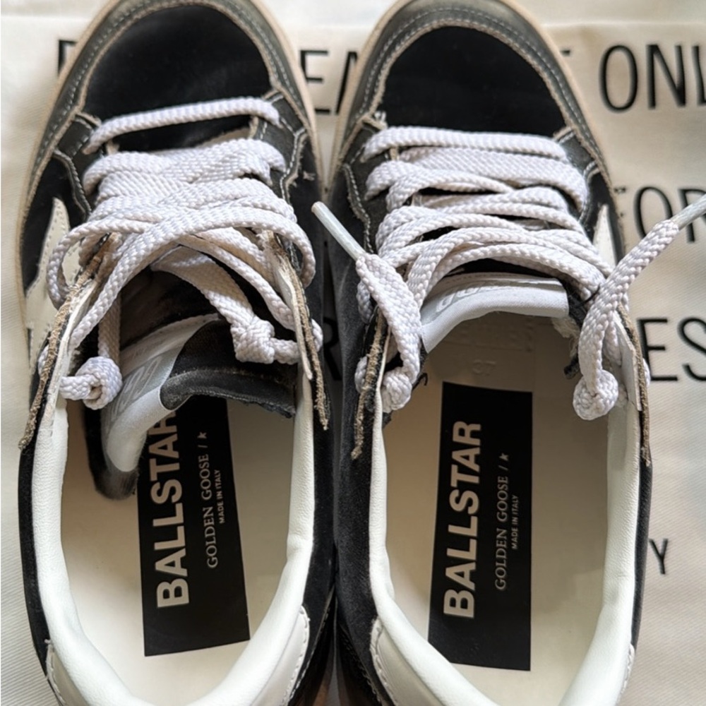 Golden Goose Anthracite and White Sneakers - Picture 3 of 8